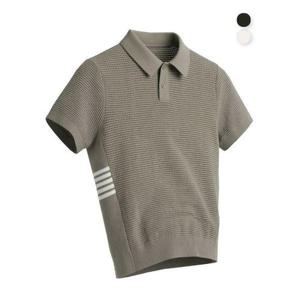 [노블진]M 602번남성여름니트 남성반팔티셔츠 여름 카라 스판 메쉬 니트셔츠