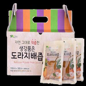 생강품은 도라지배즙 2박스(1박스/100ml x 30포, 총 60포)