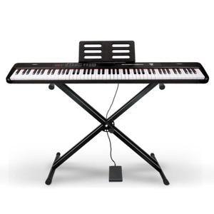 88건반 교습용 디지털 피아노 안젤리아 블랙 + 악보대 + 서스테인페달 + 쌍열스탠드 세트