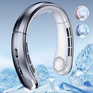 8코어소음감소모터넥밴드선풍기 휴대용선풍기 넥풍기