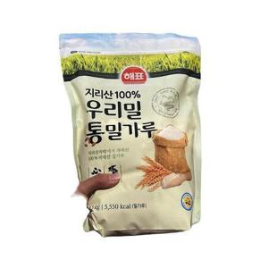 해표 지리산 100% 우리밀 통밀가루 1.5kg d66124
