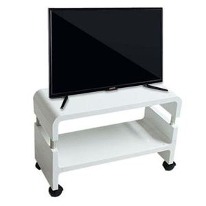 이동식 미니 tv 거실장 테이블 화이트 티비 다이 500 W49457E