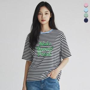 [유니제이] 메이 스트라이프 7부 티셔츠