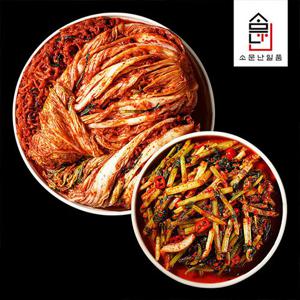 [소문난일품] 포천명가 배윤자 포기김치 5kg + 열무물김치 3kg