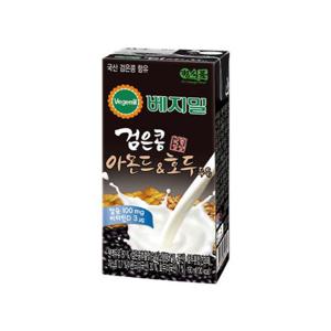 [베지밀]검은콩과 아몬드호두 두유 190mlx24팩