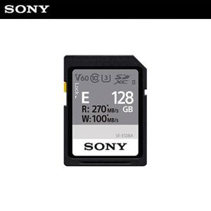 소니 메모리 SF-E128A (SDXC UHS-Ⅱ 128GB 읽기 270mb/s 쓰기 100mb/s 4K SD 메모리카드)