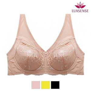 [럭센스]럭센스 LB1090 홑겹 플라워레이스 풀컵브라 (85-100B)