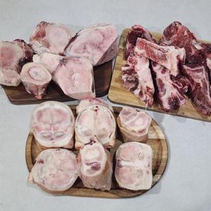 든든 한우 우족 사골 잡뼈 세트 6kg