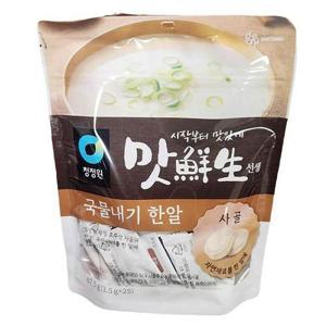 청정원 맛선생 사골 국물내기 한알 3.5g x 25개 x 1개 a400400