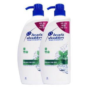 [뷰티 (기타)]헤드앤숄더 쿨 멘솔 샴푸 850ml x2