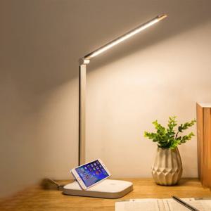 LED 스탠드 밝기조절 학습용 책상 무드등 터치식 터치패드 독서등 E506