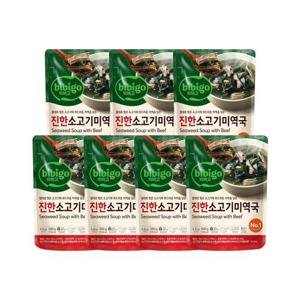 [CJ] 비비고 진한소고기미역국 500g x7개