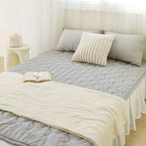 [파크론] [당일출고][25년형]  워셔블 온수매트 클라우디그레이 퀸