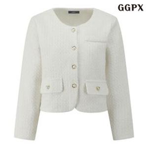 베이직 페이크 포켓 트위드 자켓 (GQAJK004D)