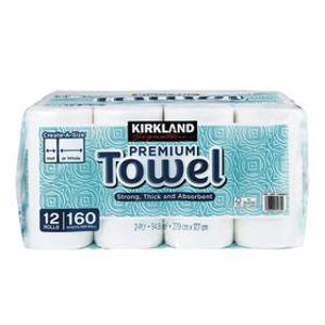 빠른배송 커클랜드 시그니춰 종이타월 160매 x 12개 키친타월 주방타올 코스트코