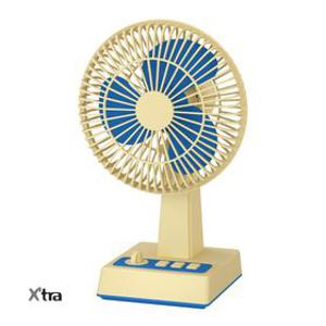 엑스트라 블루스톰 F20 레트로 탁상용 무선 선풍기 충전식 팬