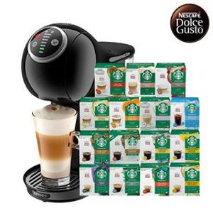 [돌체구스토] 커피머신 지니오S 플러스 + 12입 스타벅스 커피캡슐 1박스 (15종 1택)