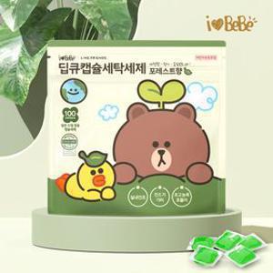 [APP전용] 아이러브베베 라인프렌즈 캡슐세제 포레스트향 100개입 외 BEST 세제 모음전