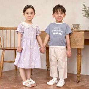 [치크] 소녀 레이스 카라 원피스 CKOW2443G_7358