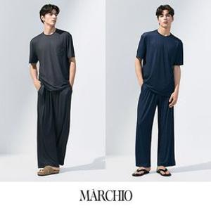 [마르치오] 남성 냉감 라운지웨어 상하의 2종 세트