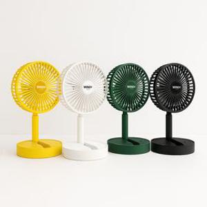 1+1 윈디제로2 접이식 무선 탁상용 선풍기 캠핑 미니 무소음 서큘레이터
