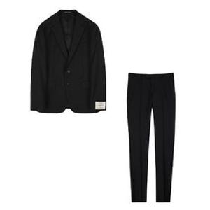 GAW11132블랙 슬림핏 투버튼 수트