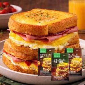 시티델리 프렌치토스트 3입*2봉 (베이컨/딥펜타치즈/햄에그야채)