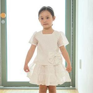 [치크] 고방체크 블라우스+튜튜 스커트 세트 CKRT2446G_7358