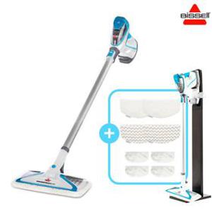 비쎌 슬림 스팀청소기 DAILY 패키지 (화이트블루+정품걸레8P+거치대)