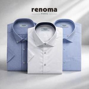 레노마셔츠 반팔 스판 구김없는 남자 정장 비즈니스 와이셔츠 캐쥬얼 남방