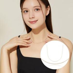 [스톤헨지] 14K 스네이크 목걸이 B8023