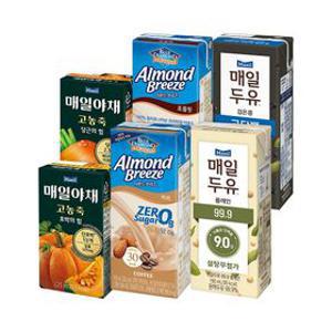 최애브랜드_매일두유/아몬드브리즈/매일야채+구매왕 롯데월드 이용권