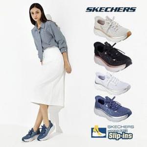 스케쳐스 여성용 니트 디럭스 베이퍼 슬립인스