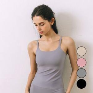 베이직스킨 심리스 스킨핏 베이직 롱 브라탑 BSE-Y208