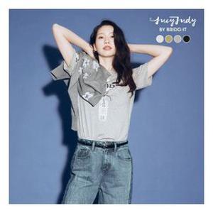 [바이브리짓] [X쥬시쥬디] 26SS 플라워 아트웍 티셔츠 4종