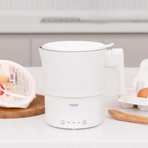 이지 전기포트C 휴대용 분유포트 접이식 여행용 햇반 커피포트 올스텐 포트기 아이보리