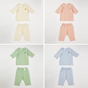 7부 메쉬 실내복 봄 여름 간절기 아기 유아 내복 반팔 매쉬 남아 여아 옷 상하복_PKK7LW011