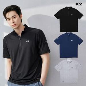 [정상가:109,000원] *이채민착용 남성 홀리텍(HOLITEC) 반팔 집업 티셔츠 KMM24213