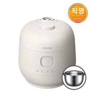 [패킹증정] 쿠첸 본사직영 브레인 풀스텐 듀얼프레셔 6인용 IH전기압력밥솥 CRH-TWS0610W