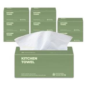 [APP전용] 숨 한장씩 쏙쏙 뽑아쓰는 키친타올 100매 3겹 9팩 팝업키친 리필키친타올