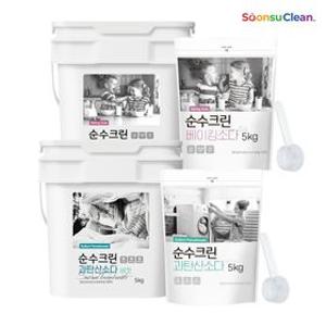 [순수크린] 베이킹소다 / 과탄산소다 버킷/파우치 5KG 모음