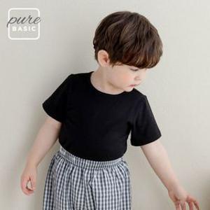 ~4/16 추가할인 [SIZE~6Y] 퓨어 베이직 반팔 티셔츠