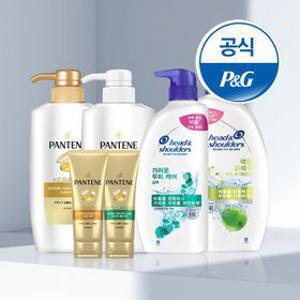 P&G 헤드앤숄더 샴푸/트리트먼트 800ml / 850ml 가려운두피 비듬 전문 케어