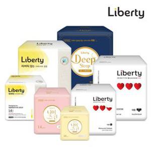 리버티 생리대  모음(니어스킨,센시티브,오가슬림,센시입오버,코튼입오버)
