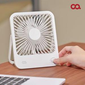 [오아] 스퀘어 미니 탁상용 무선 캠핑 USB 휴대용 선풍기
