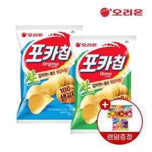 오리온 포카칩 어니언 66g 10개+오리지널 66g 10개 + 미니젤리 2개 추가 증정
