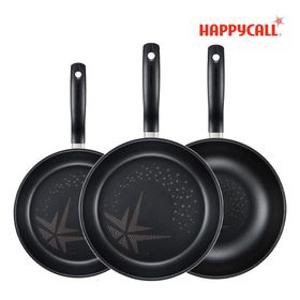 [ON특가] 해피콜 올 뉴 컴포트 다이아몬드 IH 인덕션 후라이팬 3종 A세트(24팬+28팬+28웍)