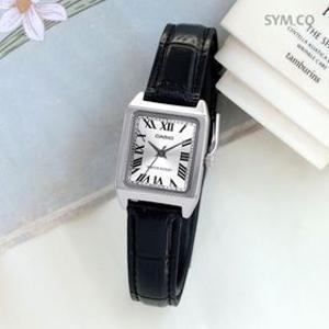 카시오 LTP-V007L-7B1 클래식 스퀘어 로마 사각 여자 가죽 시계 d