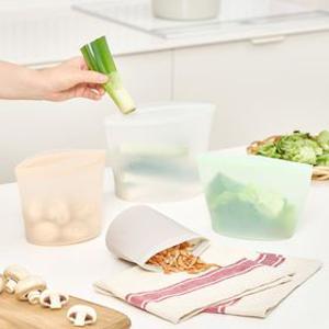 [바겐슈타이거 ] [1+1] 실리콘 지퍼백 3종 세트