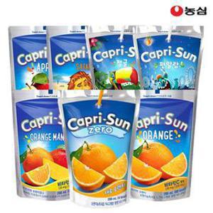 [APP전용]카프리썬 신제품 오렌지 제로 200ML X 40개 외 카프리썬7종 20+20 골라담기 [사과/오렌지망고/정글/사파리]